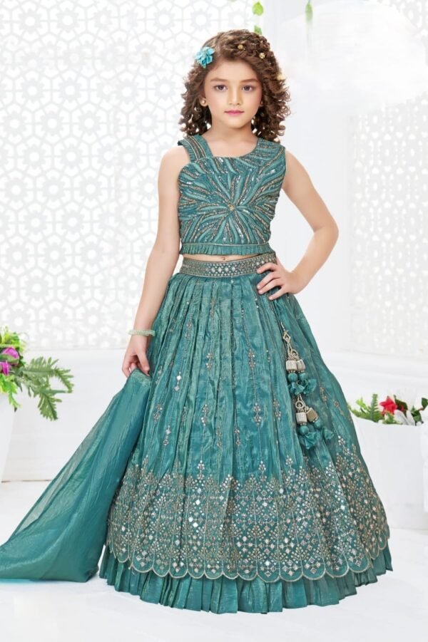 Girls Rama Colour Choli