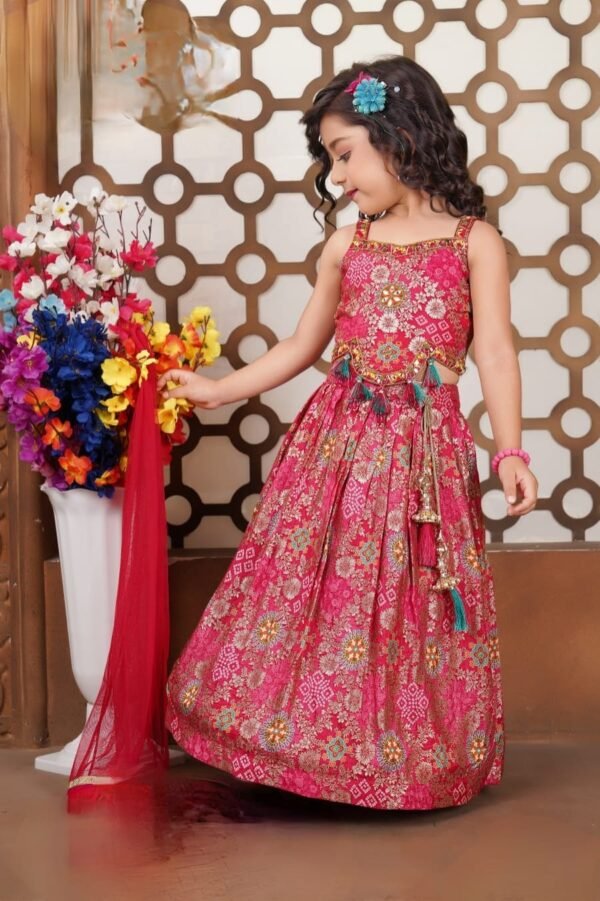 Girls Rani Colour Choli
