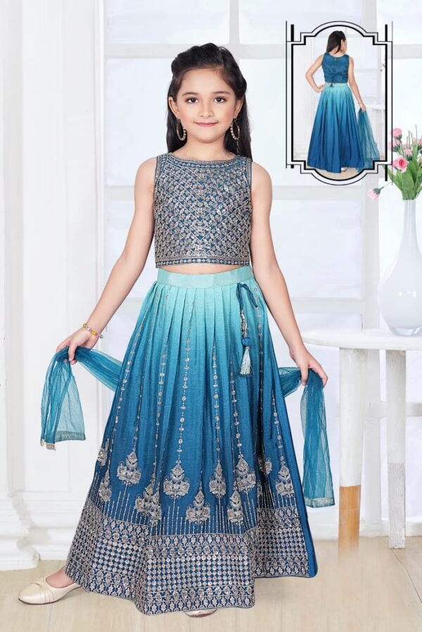 Girls Rama Colour Choli
