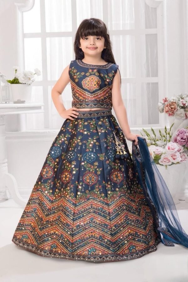 Girls Rama Colour Multi Koti Nd Mirror