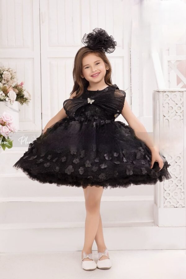 Girls Black Colour Frock