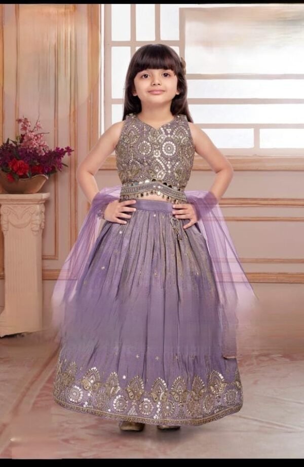 Girls Lovender Colour Choli