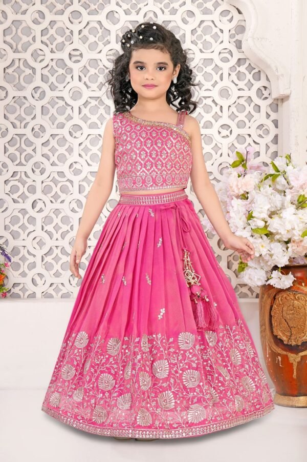 Girls Pink Colour Choli