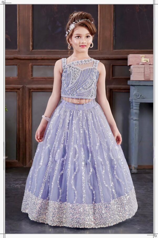 Girls Lovender Colour Choli