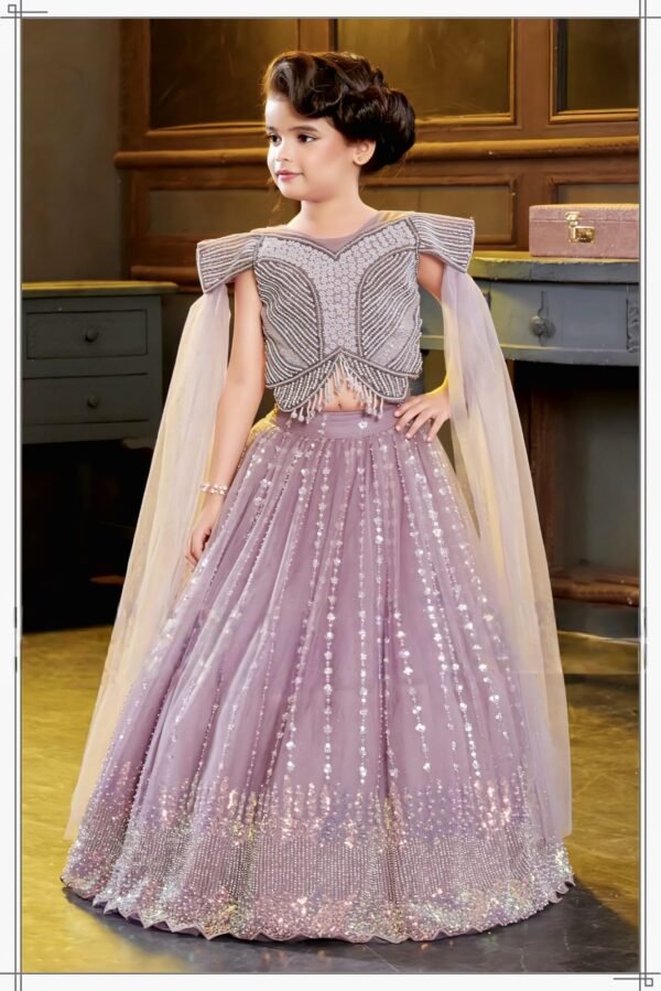 Girls Lovender Colour Choli