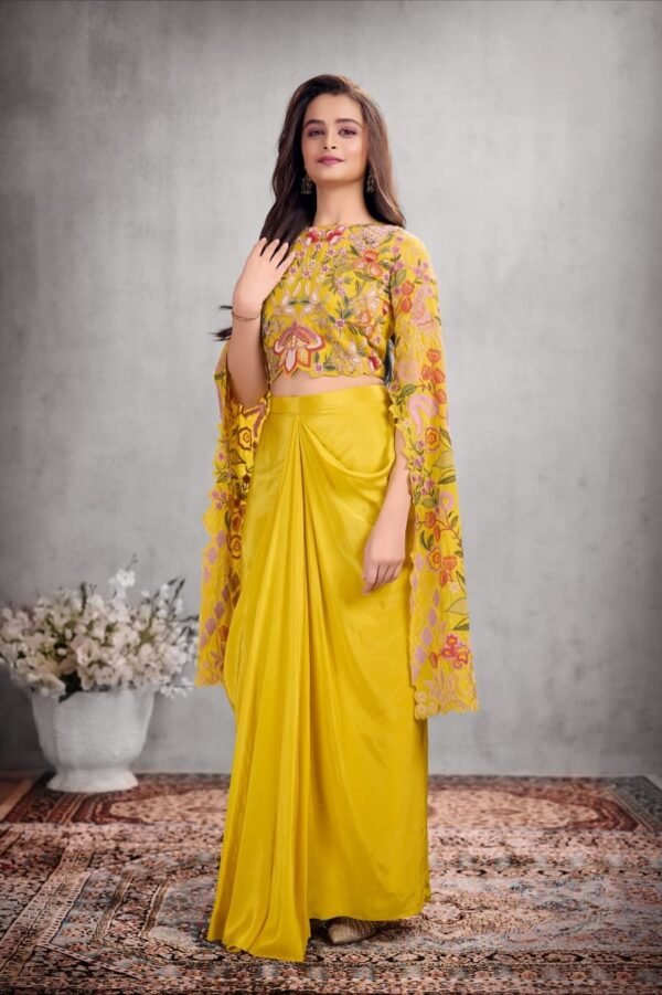 Girls Yellow Colour Tulip