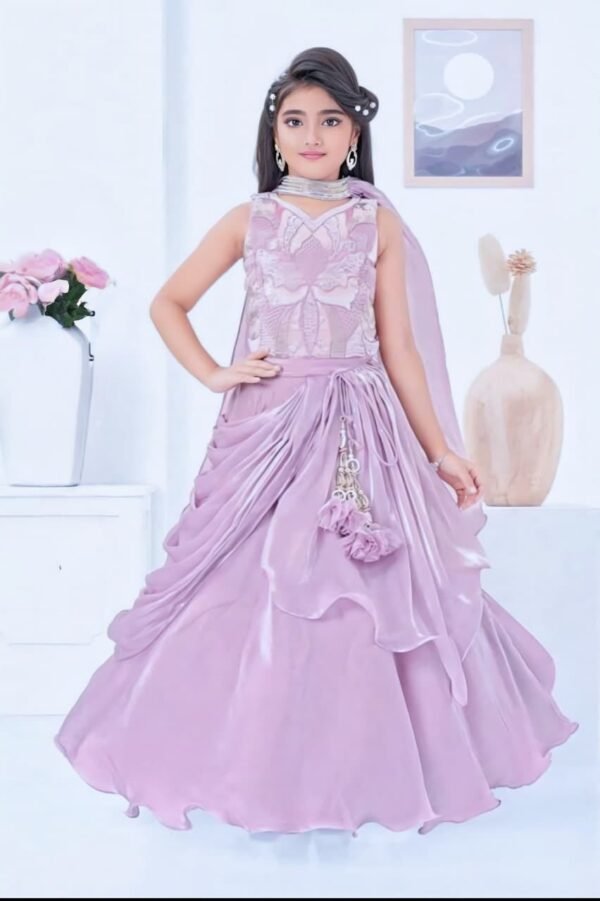 Girls Levander Colour Choli