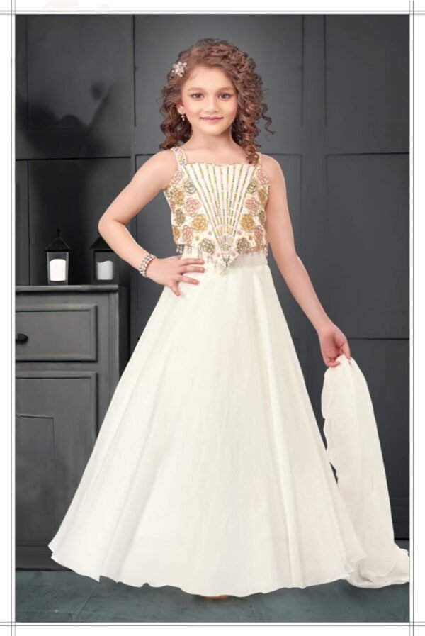 Girls White Colour