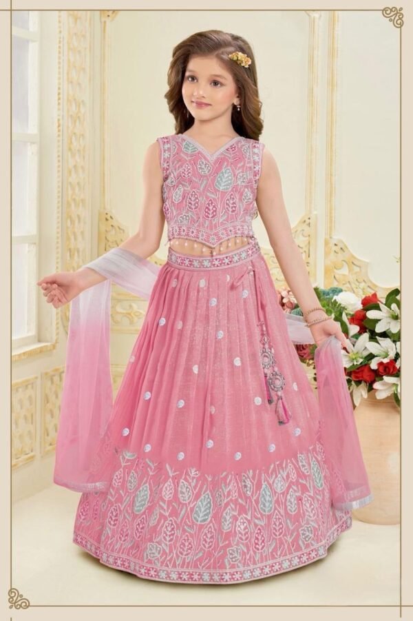 Girls Pink Colour Choli