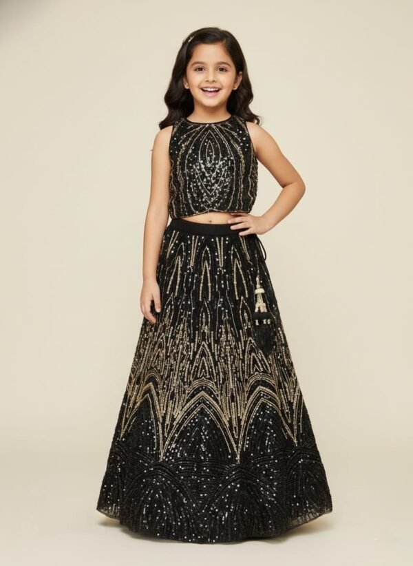 Girls Black Colour Choli