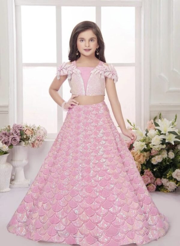 Girls Pich Colour Choli