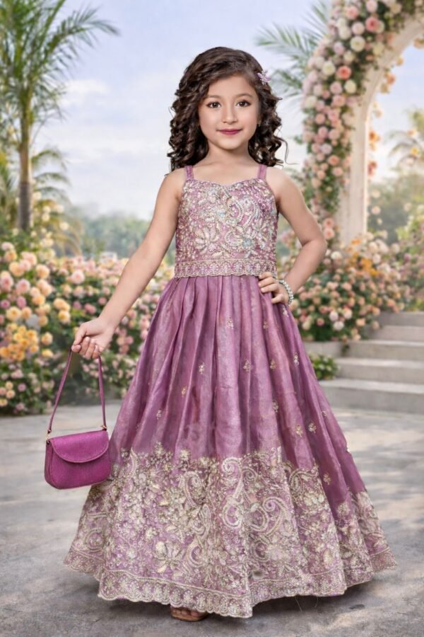 Girls Lovender Colour Choli