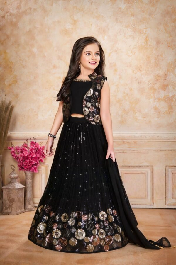 Girls Black Colour Choli