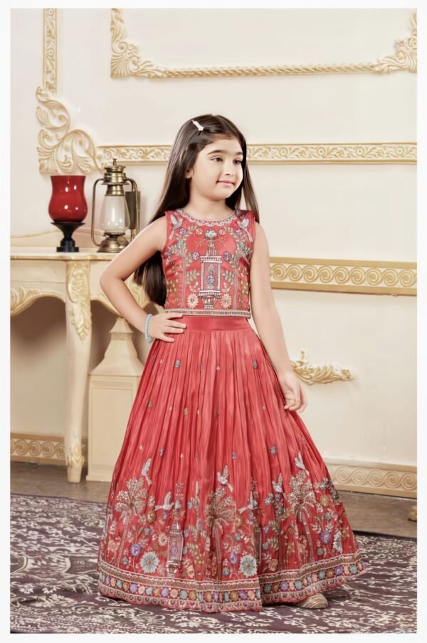 Girls Gajer Colour Choli