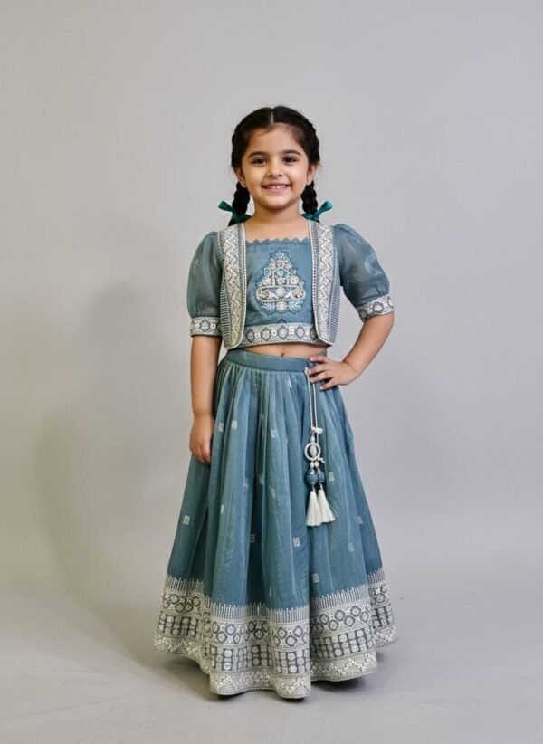 Girls Blue Colour Choli
